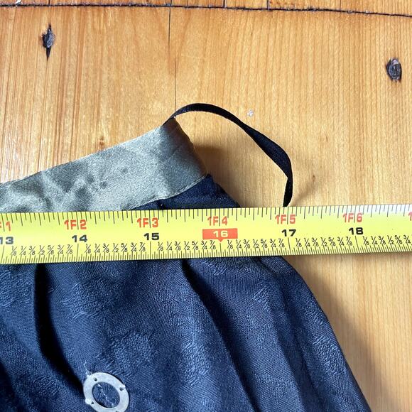 VTG Y2K Festival Skirt L Grunge Boho Metal Grommet Pleated India Hippie Fairy - Picture 7 of 8